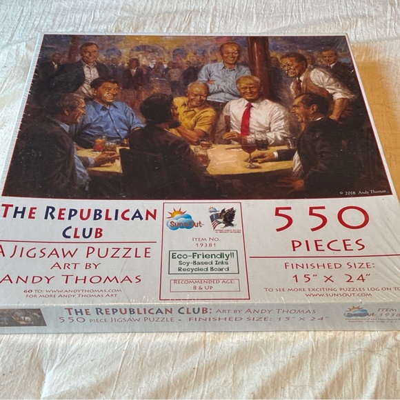 The Republican Club Jigsaw Puzzle - 550 Pieces - Picture 6 of 6